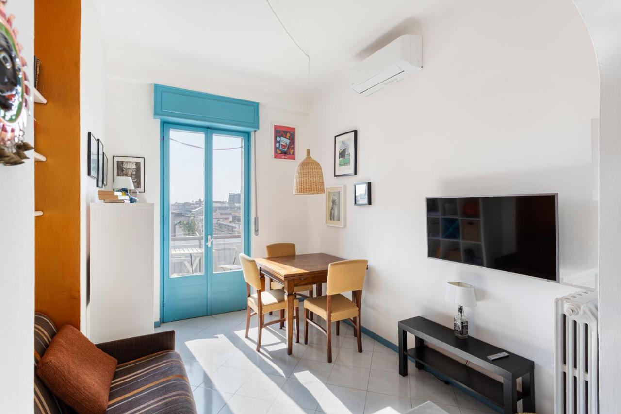 Апартаменты The Blue Nest With A View - 7Th Floor- Via Palestrina Милан Экстерьер фото