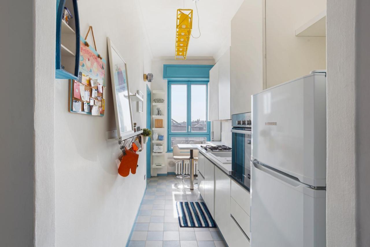 Апартаменты The Blue Nest With A View - 7Th Floor- Via Palestrina Милан Экстерьер фото