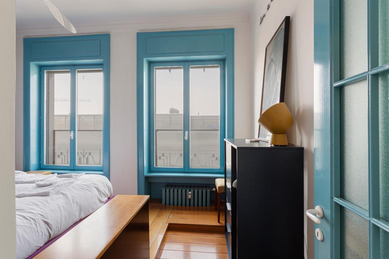 Апартаменты The Blue Nest With A View - 7Th Floor- Via Palestrina Милан Экстерьер фото